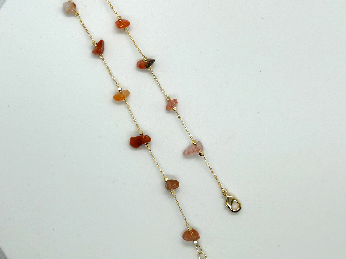 The Red Stone -Anti Tarnish Anklet