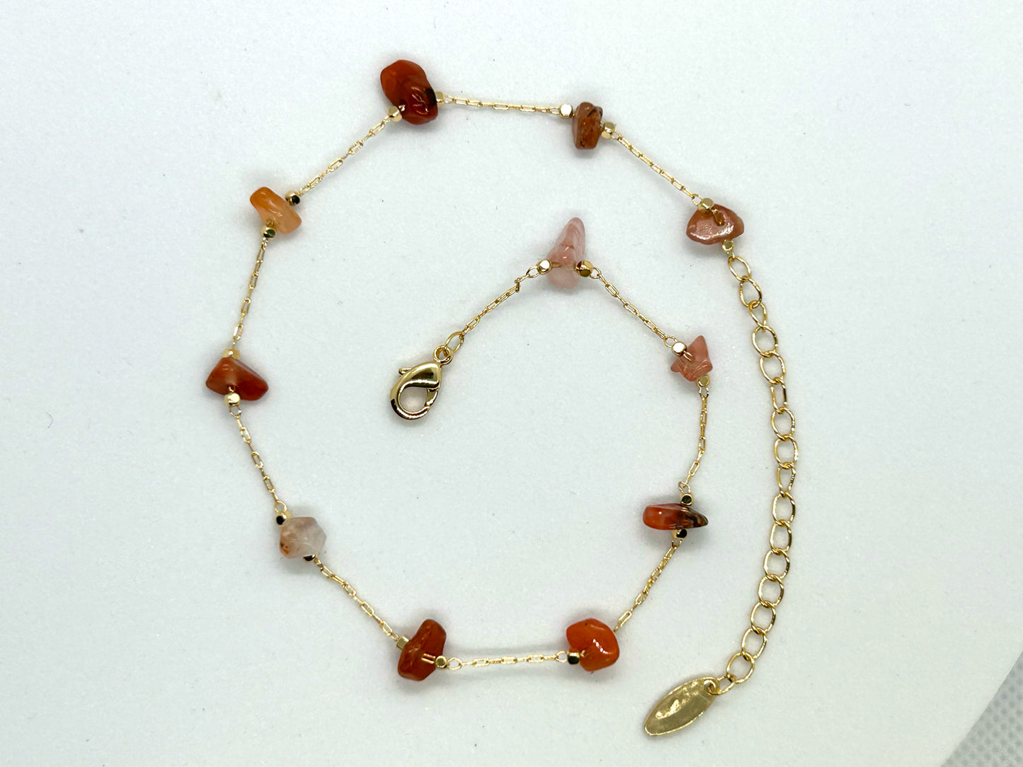 The Red Stone -Anti Tarnish Anklet