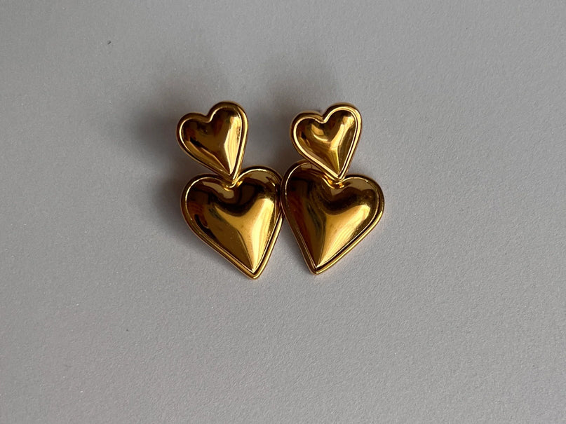 Missy Heart Drop Earrings