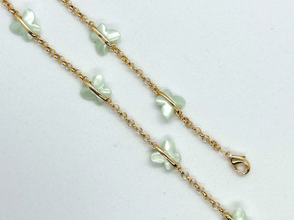 The White Butterfly - Anti Tarnish Anklet