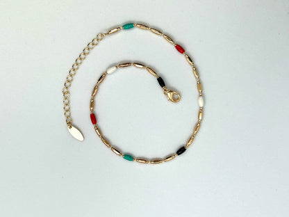Colorful Beads - Anti TArnish Anklet