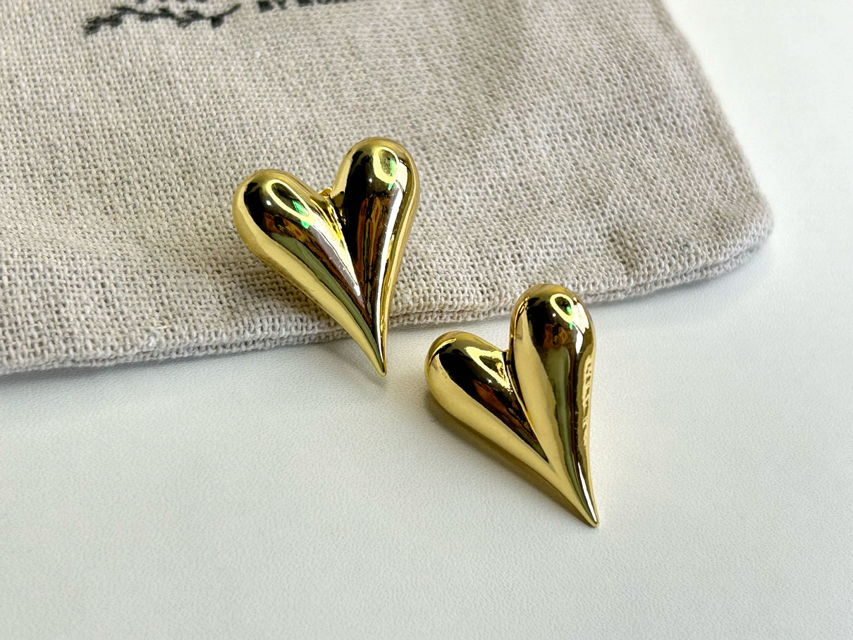 Love Heart Studs