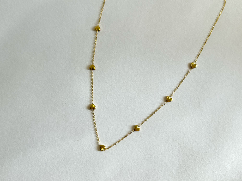 Mini Hearts Necklace