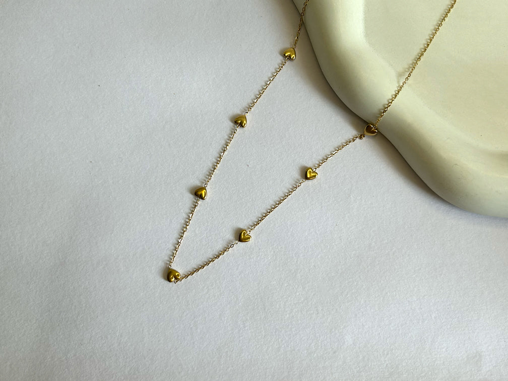 Mini Hearts Necklace