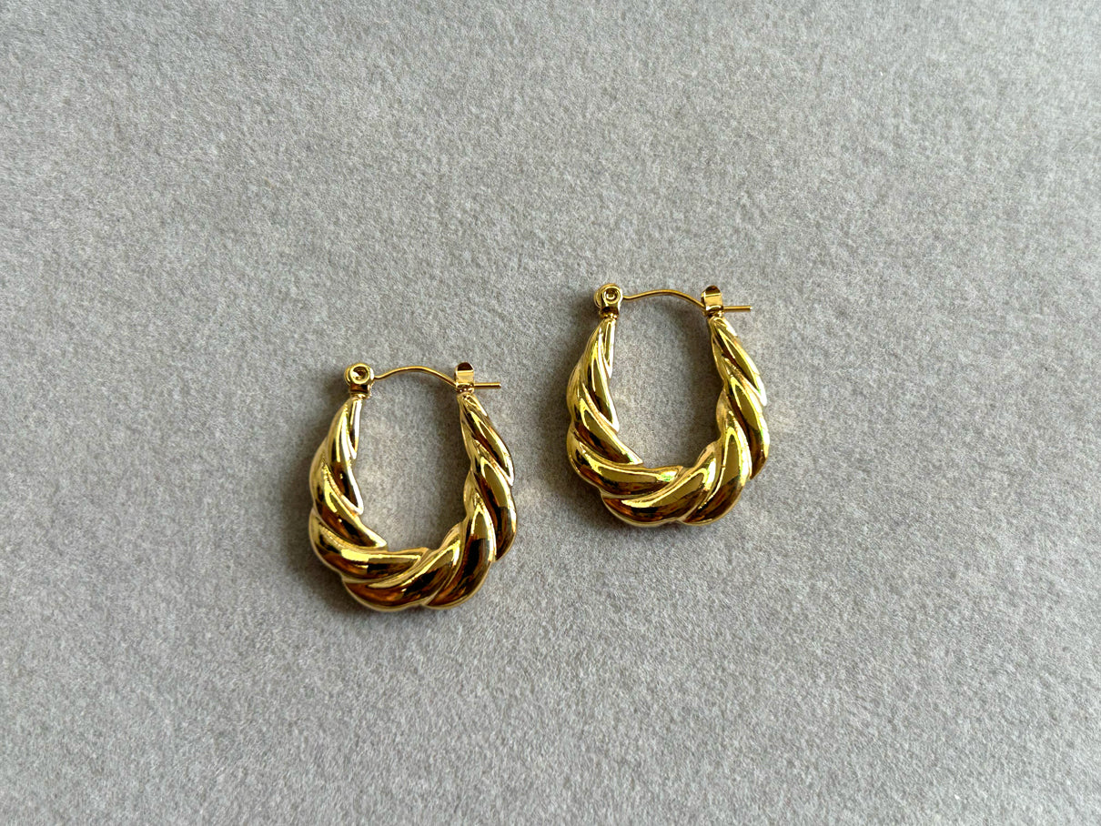 Eternal Braid Hoops