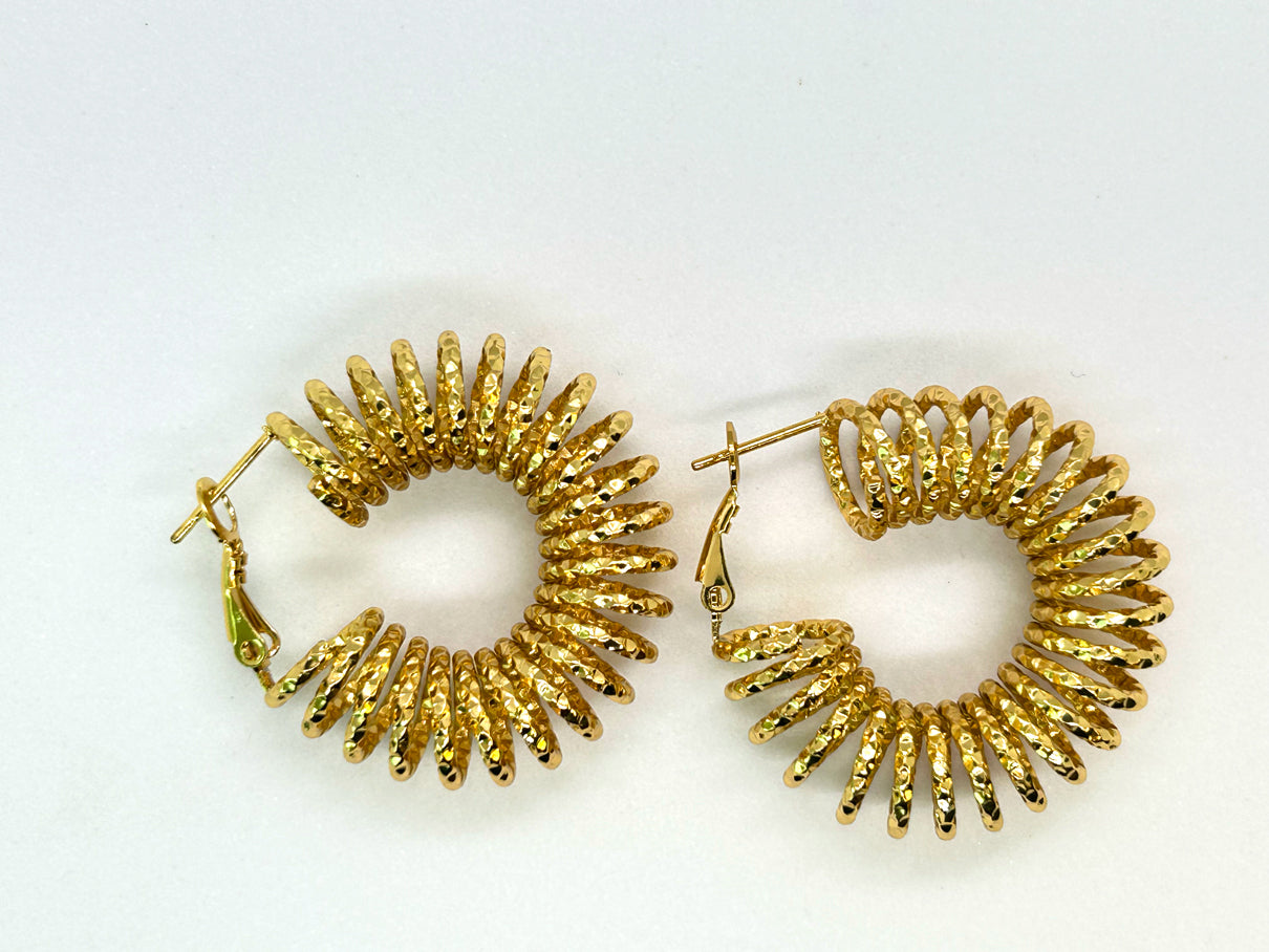 Spring'O'Hoop - Anti Tarnish Earrings