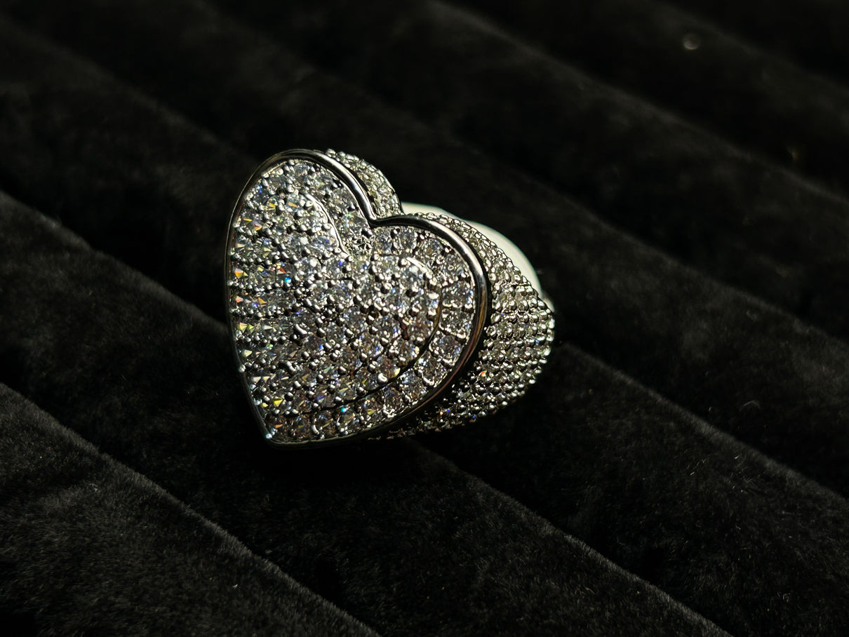Heart - Studded Ring