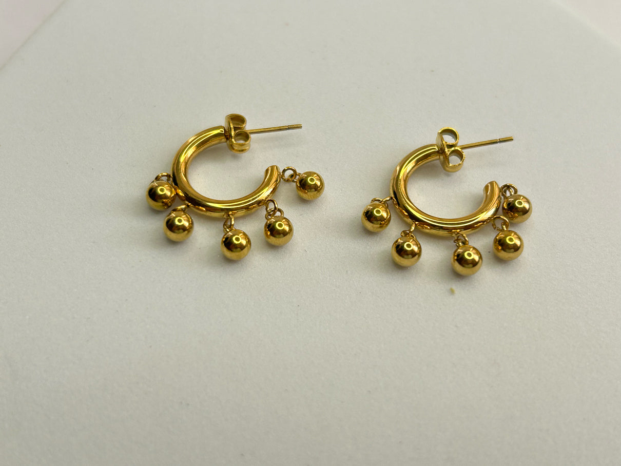 Dangling Orb Earrings