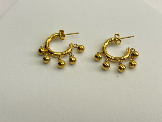 Dangling Orb Earrings