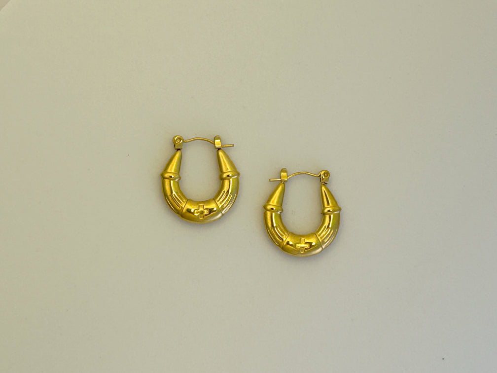 Golden Halo Hoops