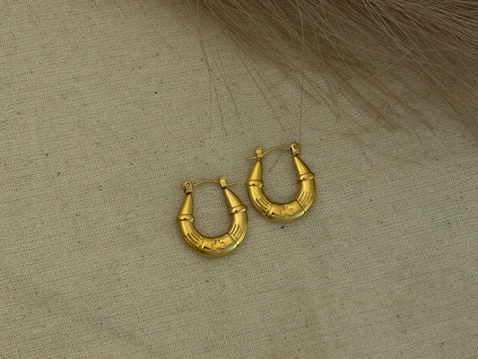 Golden Halo Hoops