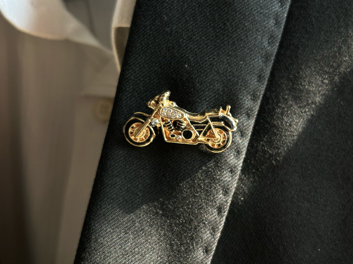 Motorcycle Brooch Pin