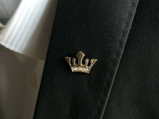 Crown Lapel Brooch Pin