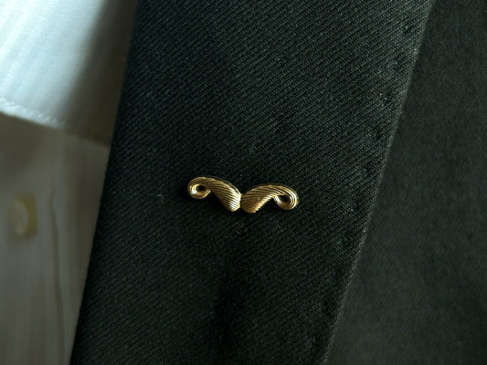 Small Moustache Brooch