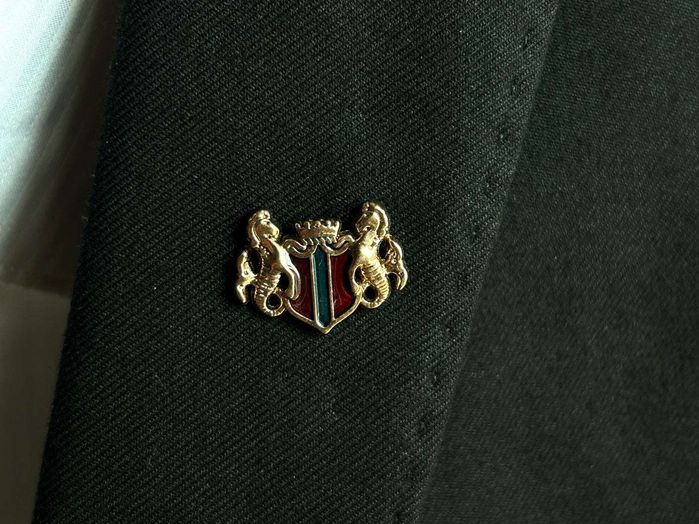 Heraldic Glory Lapel Brooch Pin