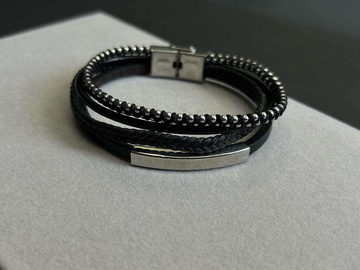 Bold Black Bracelet