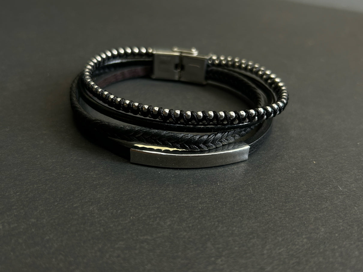 Bold Black Bracelet