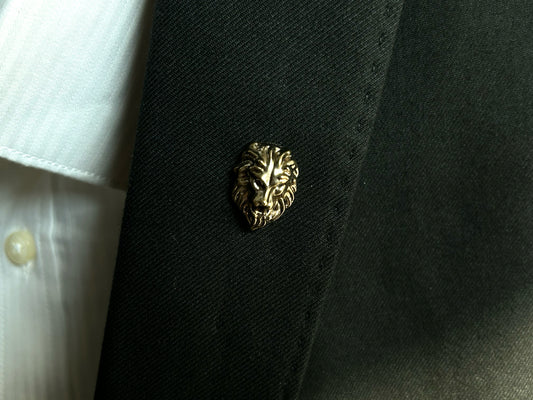 Lion Lapel Brooch Pin