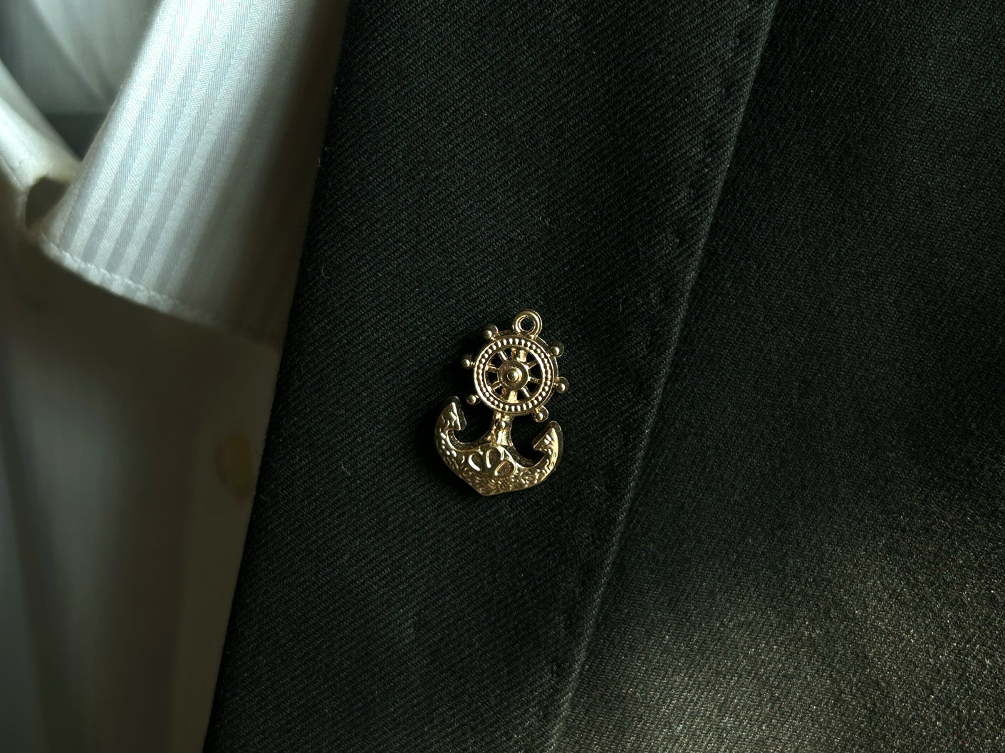 Marine Anchor Lapel Brooch Pin