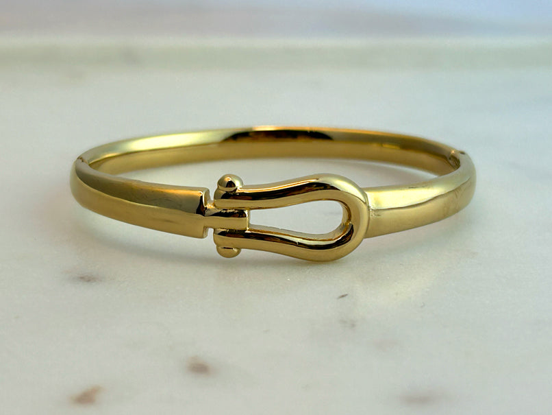 Horseshoe Buckle Bangle