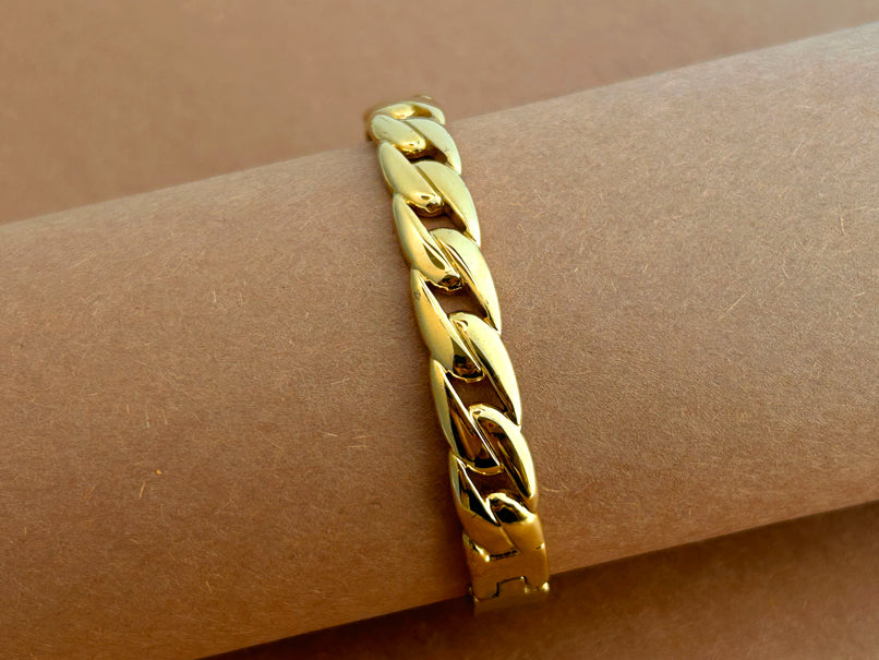 Golden Link Bangle