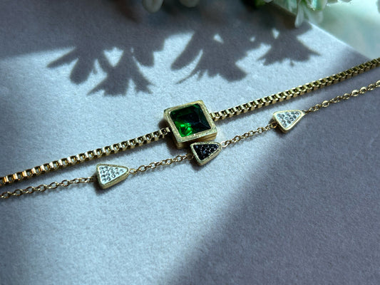 Emerald Glow Bracelet