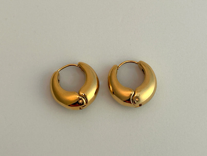 The Oval Clips - Anti Tarnish Earrings