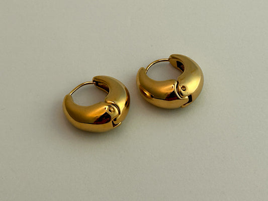 The Oval Clips - Anti Tarnish Earrings