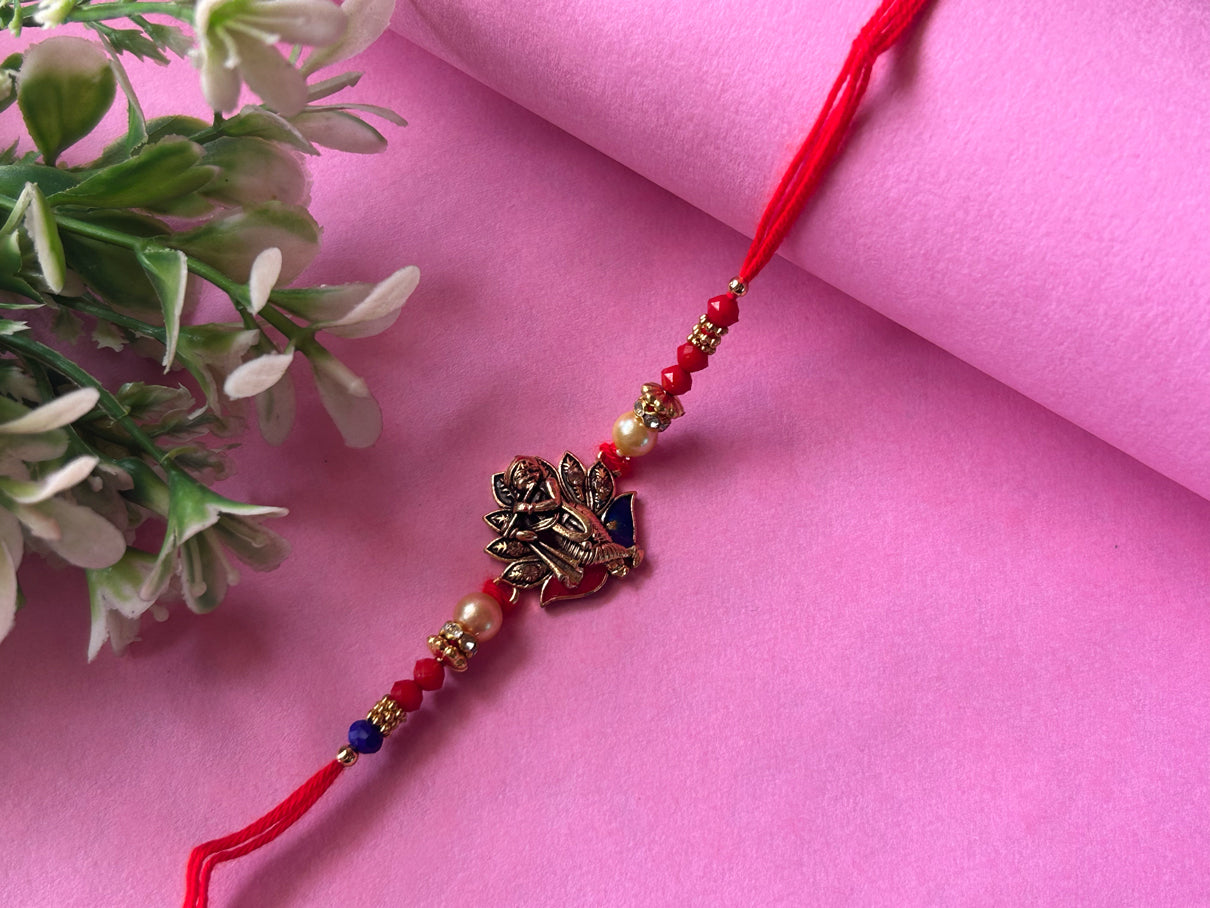 Krishna Golden Rakhi