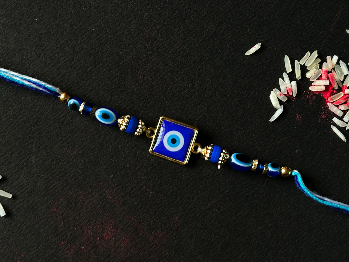 Square Evil Eye Rakhi