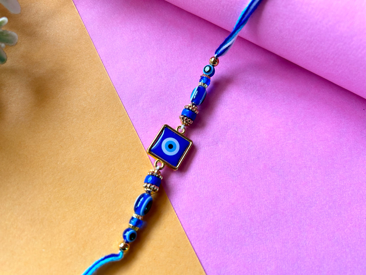 Square Evil Eye Rakhi