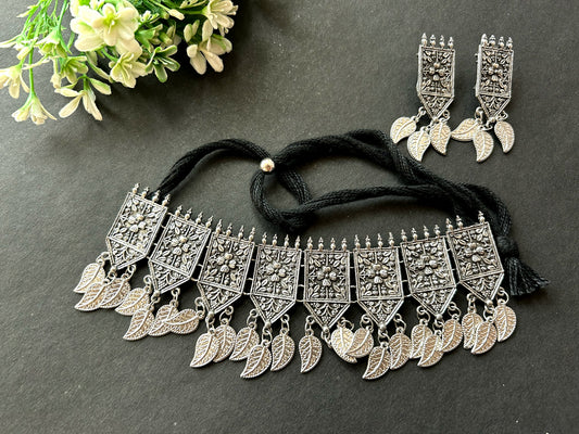 Anamika - Silver Polish Necklace Set