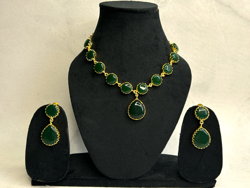 Chandana Choker - Green