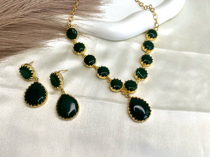 Chandana Choker - Green