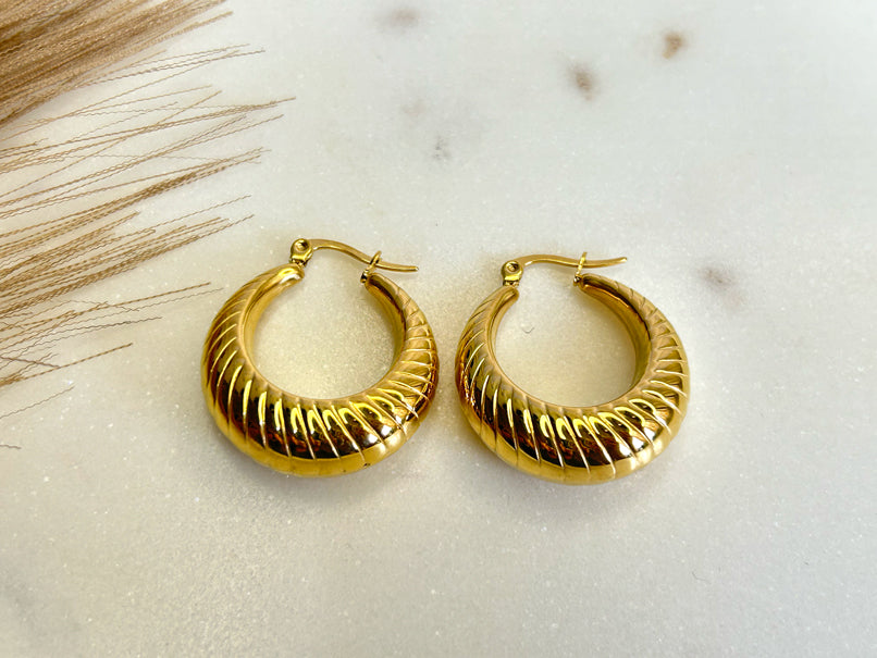 Tessa Gold Hoops