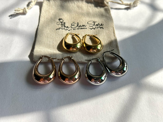 Classic Oval Hoops